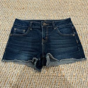 denim shorts